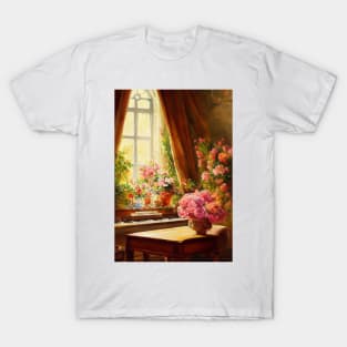 Watercolor piano T-Shirt